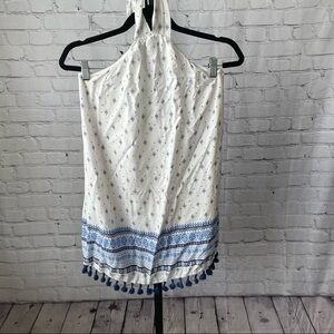 Collective Concepts Halter Tassel Dress Size Small